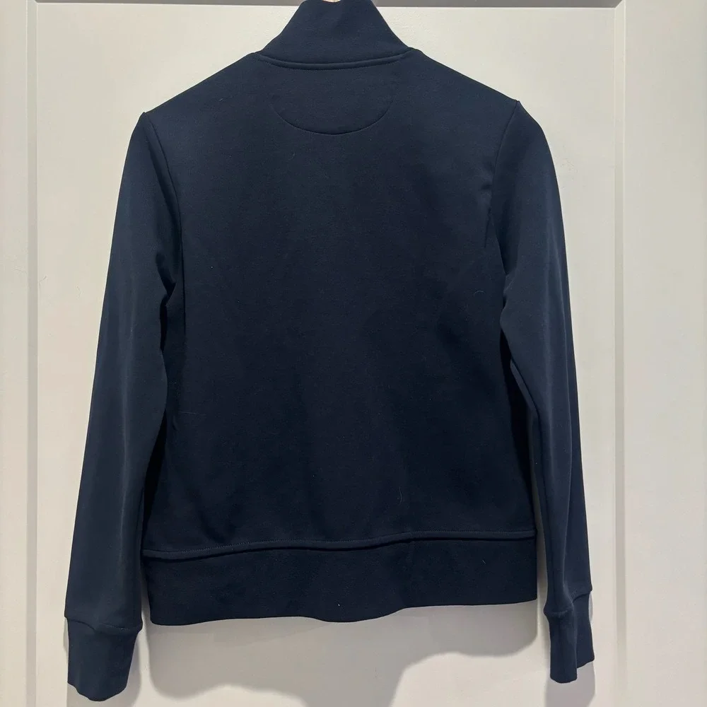 Brooks‎ Brothers Women's Noble Schools Navy Blue Full Zip Track Jacket Small